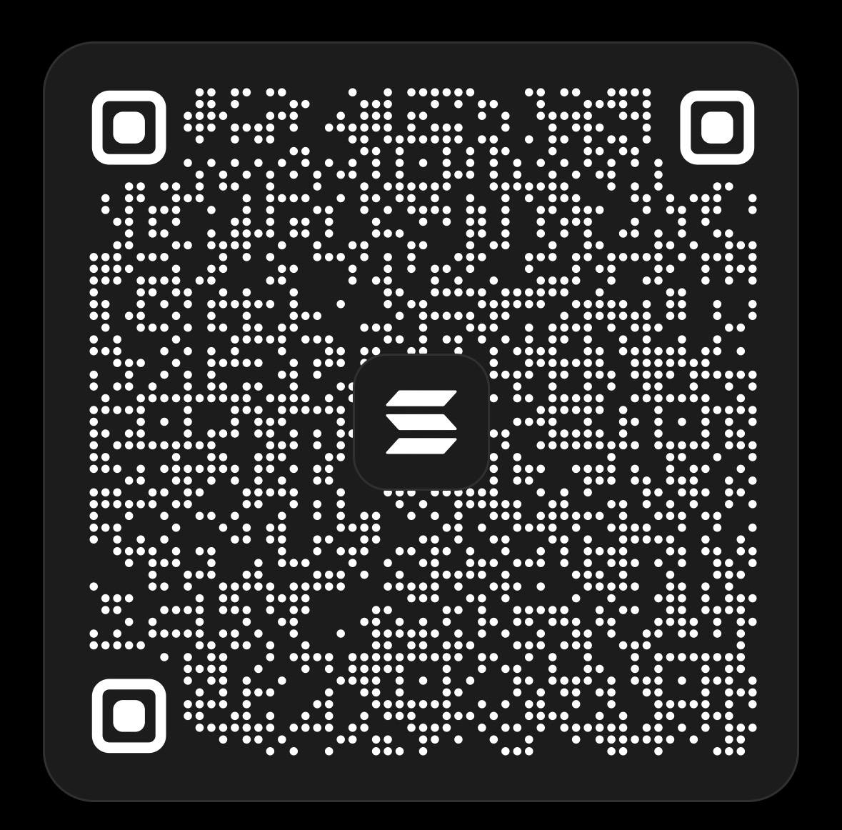 Solana wallet QR code